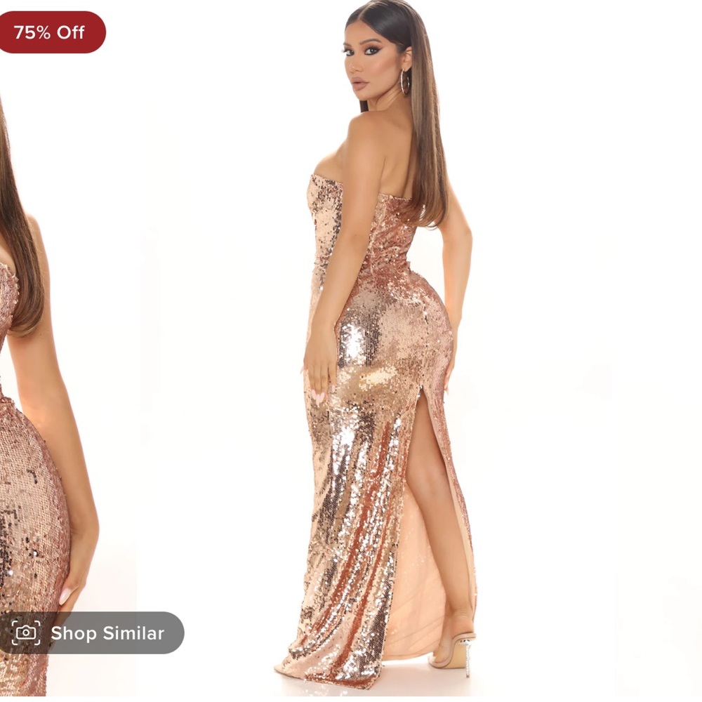 Sequin gown homecoming prom